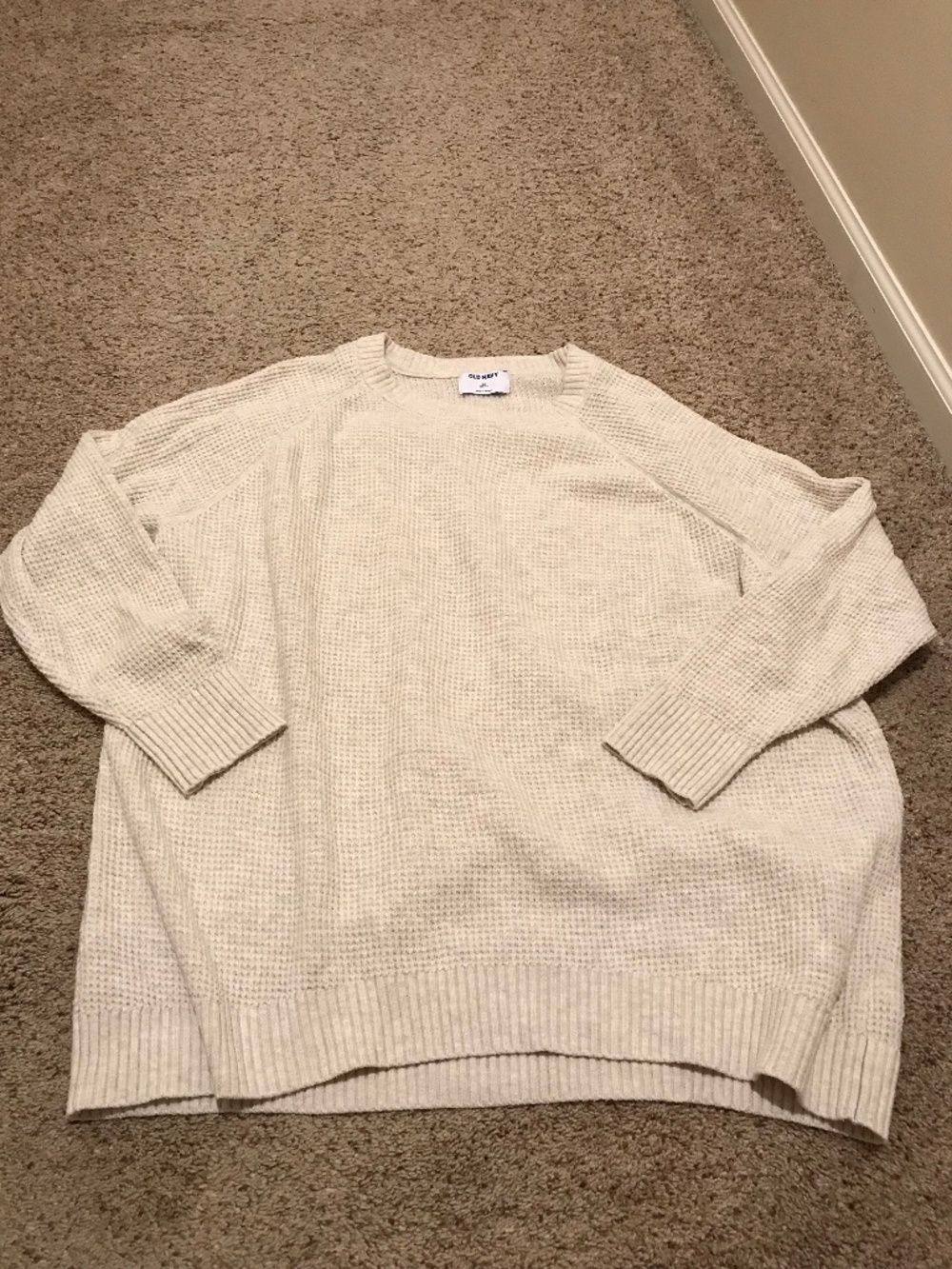 Waffle sweater